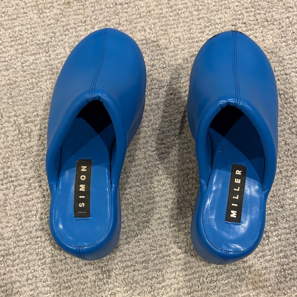 Simon Miller Vibrant Blue Platform Shoes